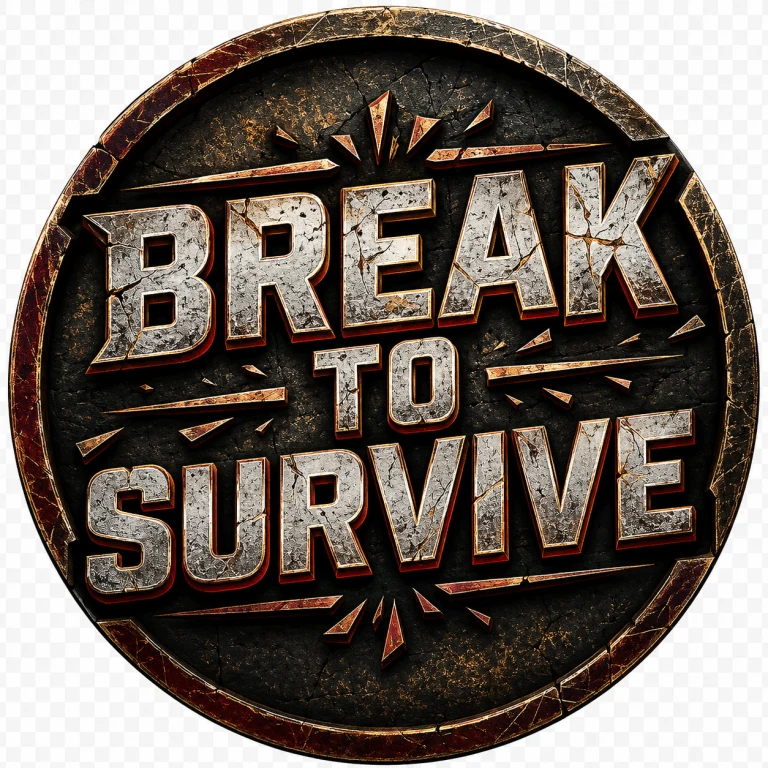 Break To Survive LLC logo — premium live card breaking service on WhatNot
